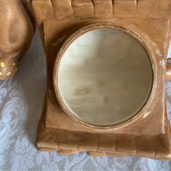 VTG Twin Winton Ceramic Cookie Jar Brown Boot Nursery Rhyme Granny Farmhouse - Picture 6 of 9